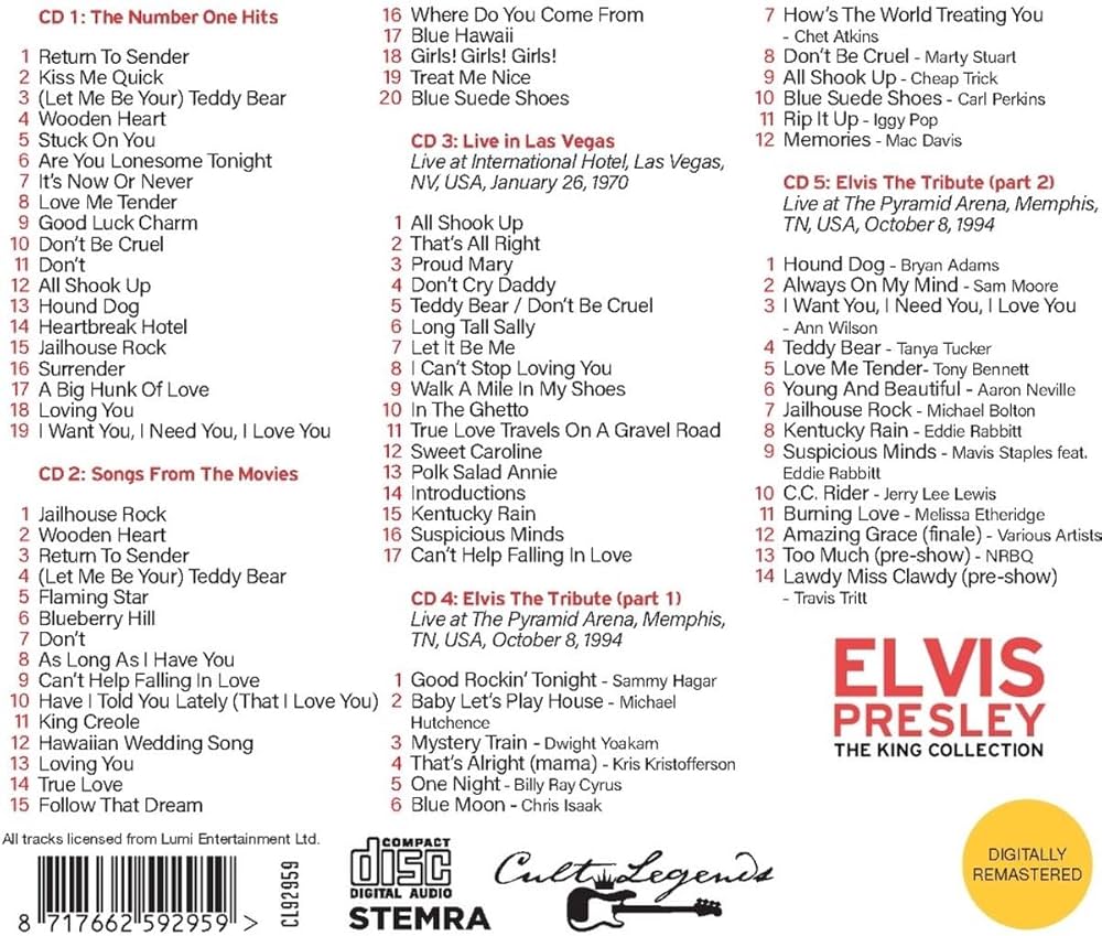 Elvis Presley, Elvis Presley, Elvis Presley - The King